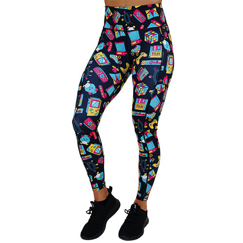 full length 90s themed leggings
