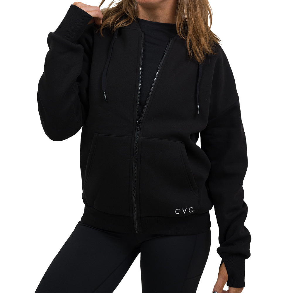 Fleece Lined Zip Up | CVG Zip Up Jacket – Constantly Varied Gear