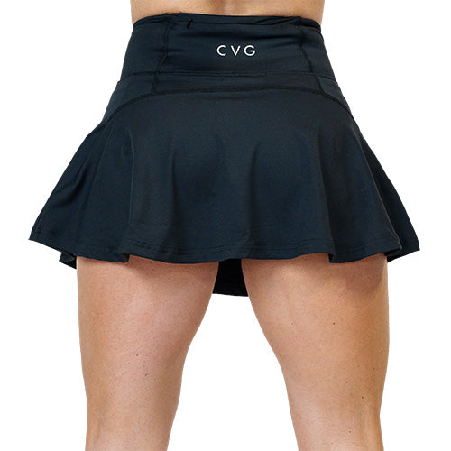 back of the black skirt