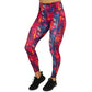 full length colorful bounty huntress patterned leggings