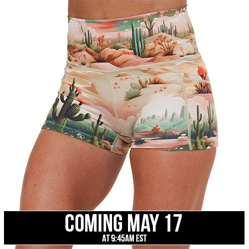 desert patterned shorts coming soon