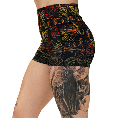 tattoo pattern shorts
