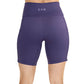 back of purple shorts