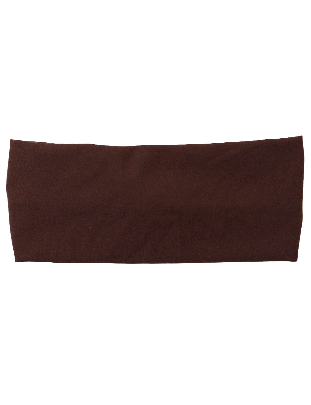 front of the brown headband against a white background
