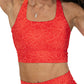 front of summer lotus sports bra