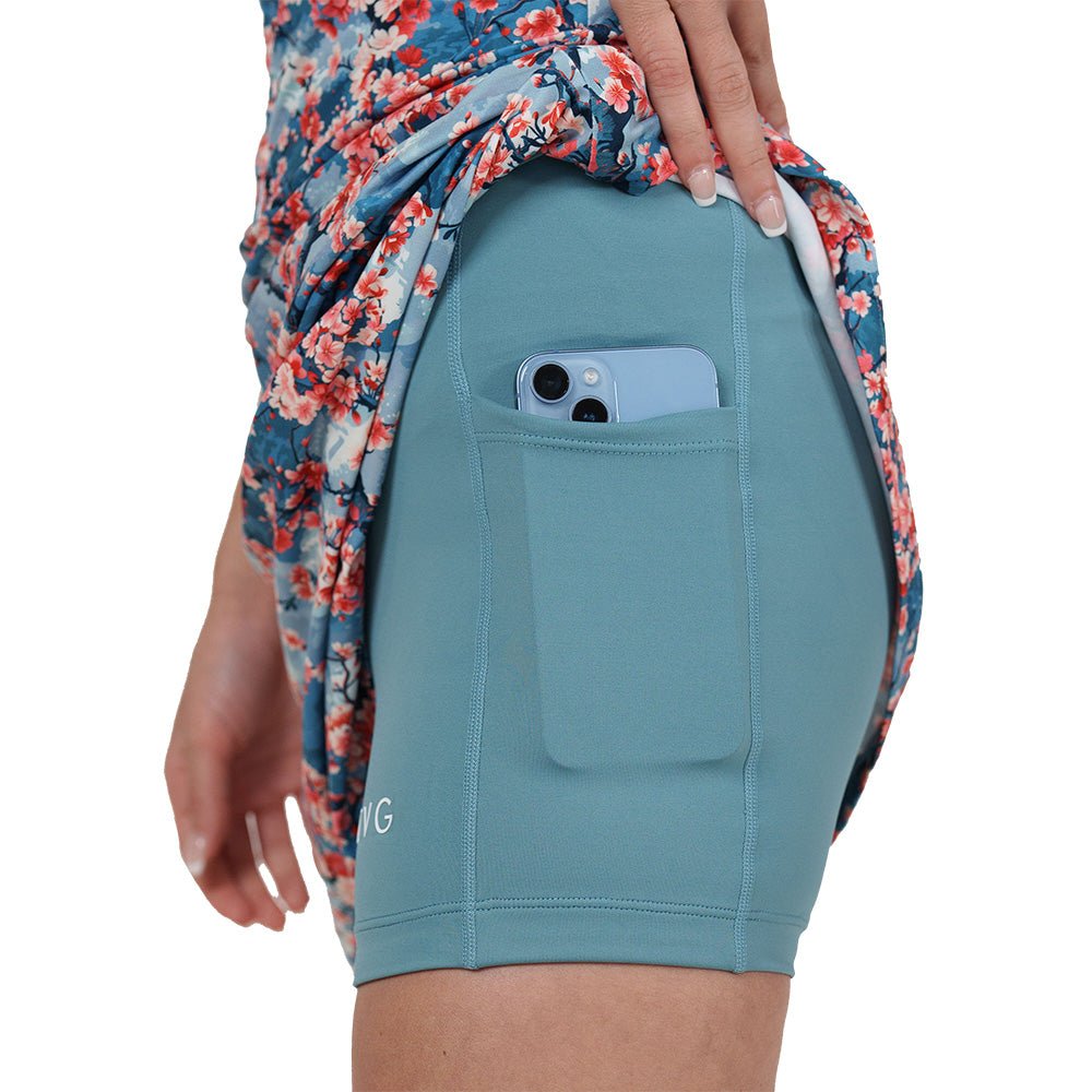 side pocket on the built in shorts