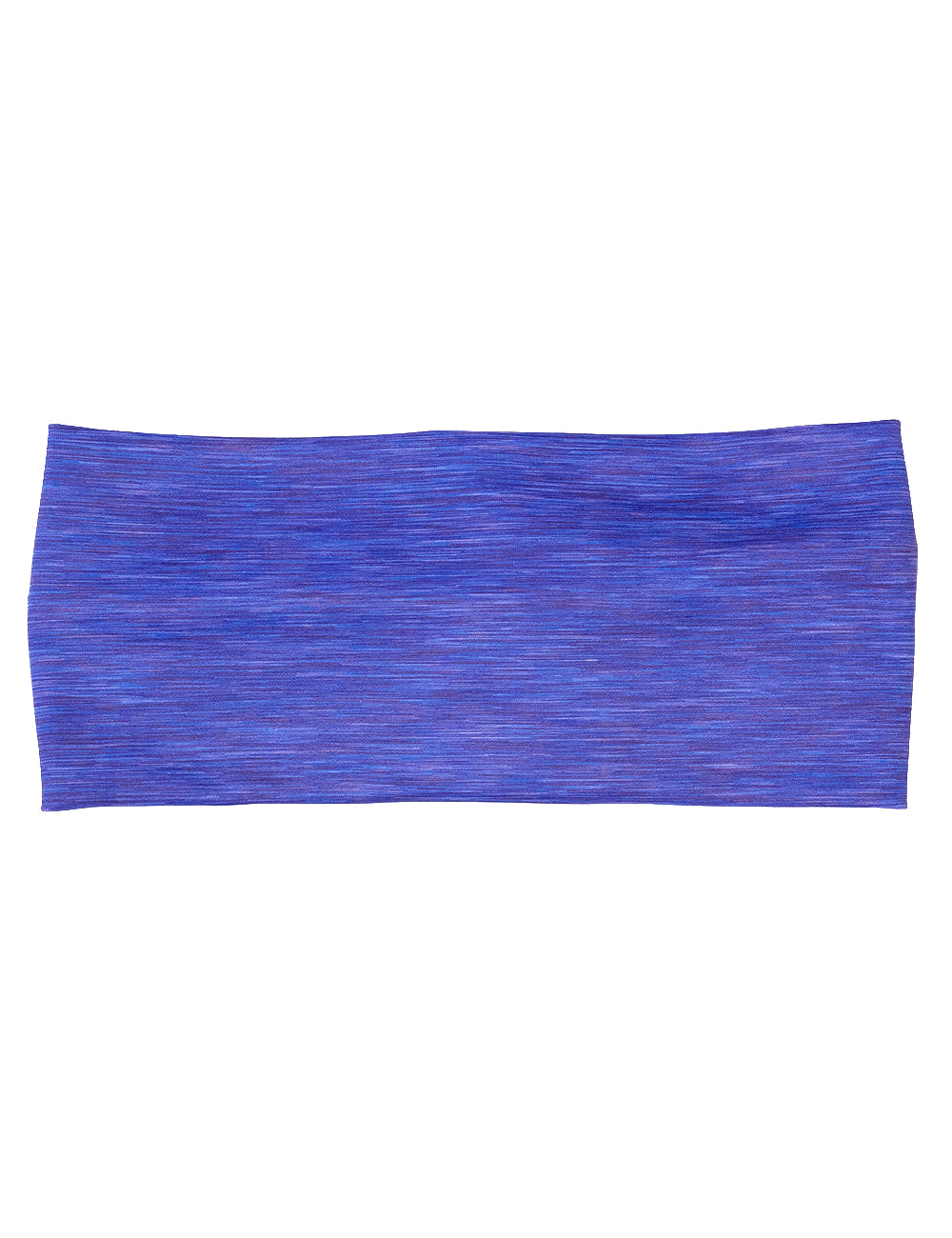 front of the purple heather pattern headband against a white background