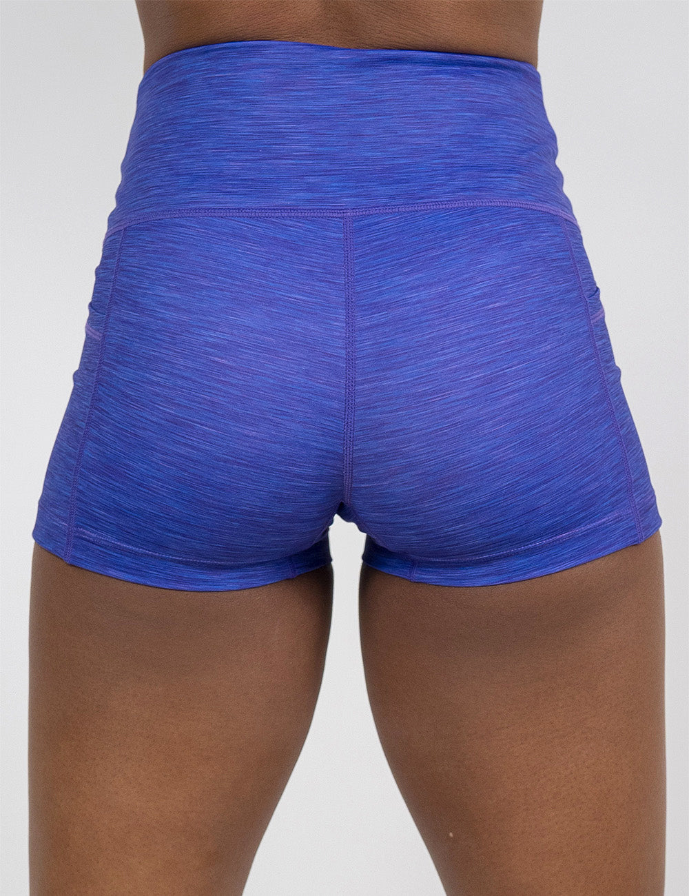 back of the 2.5 inch purple heather pattern against a white background