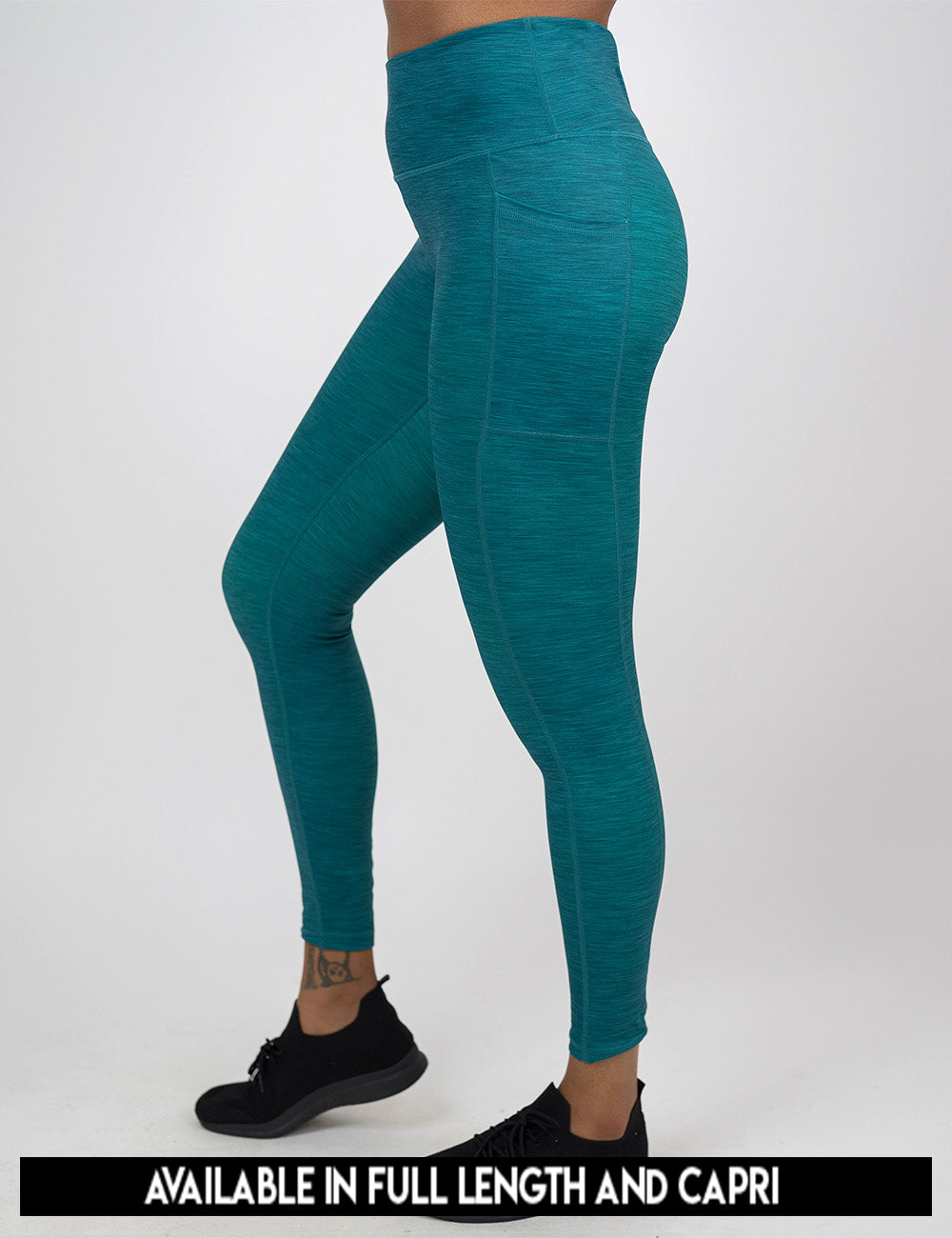 Heather Teal Green Leggings | Workout Leggings – Constantly Varied