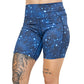 7 inch galaxy themed shorts