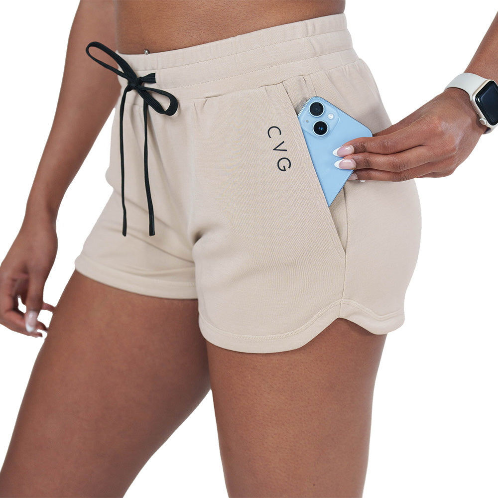 side pocket on the tan shorts