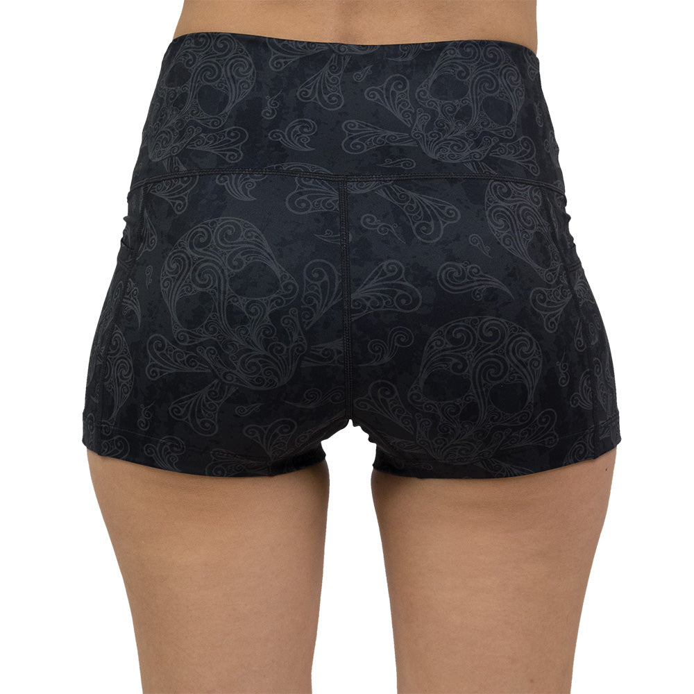 back of 2.5 inch mutiny shorts