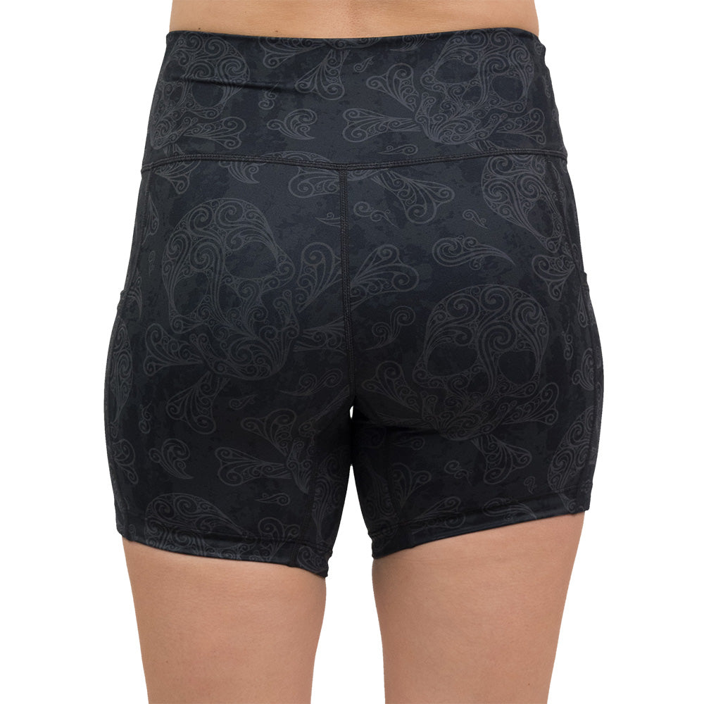 back of 5 inch mutiny shorts