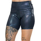 5 inch black reflective shorts
