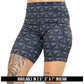 grey 3D triangle design short's available inseams