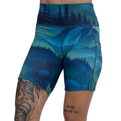 7 inch Aurora Borealis shorts
