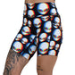 alien patterned shorts