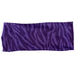 purple zebra print headband