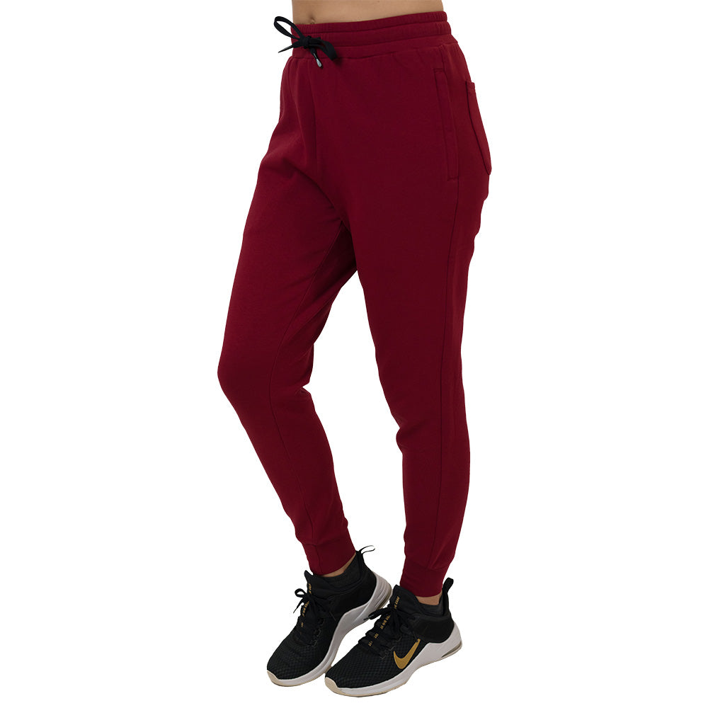 dark red sweatpants