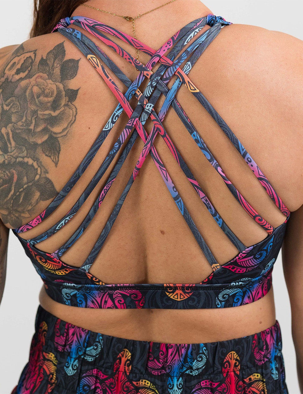 back of the rainbow turtle butterfly back bra