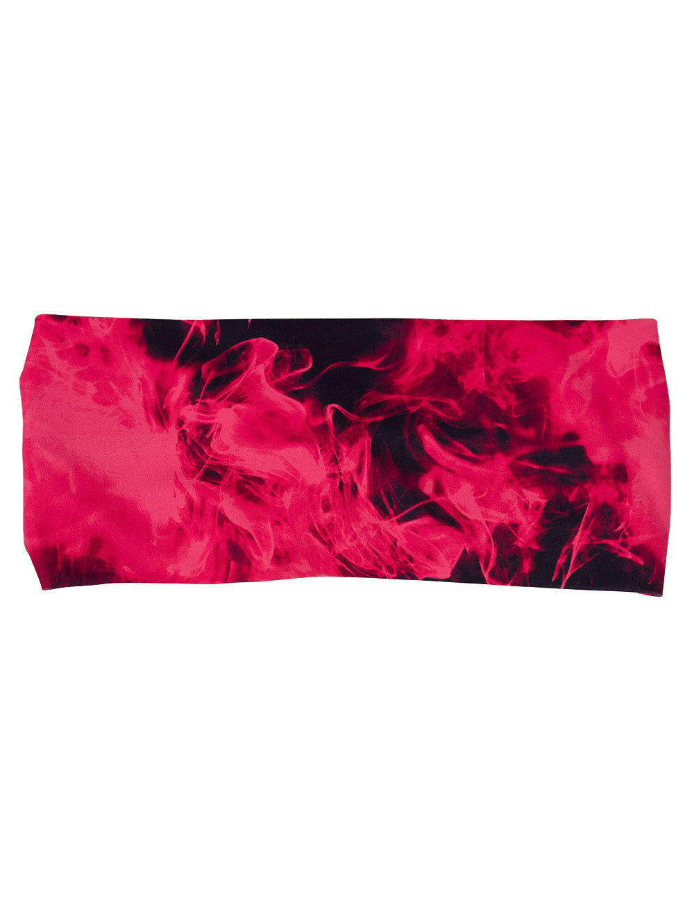 front of the pink and black smoke headbands