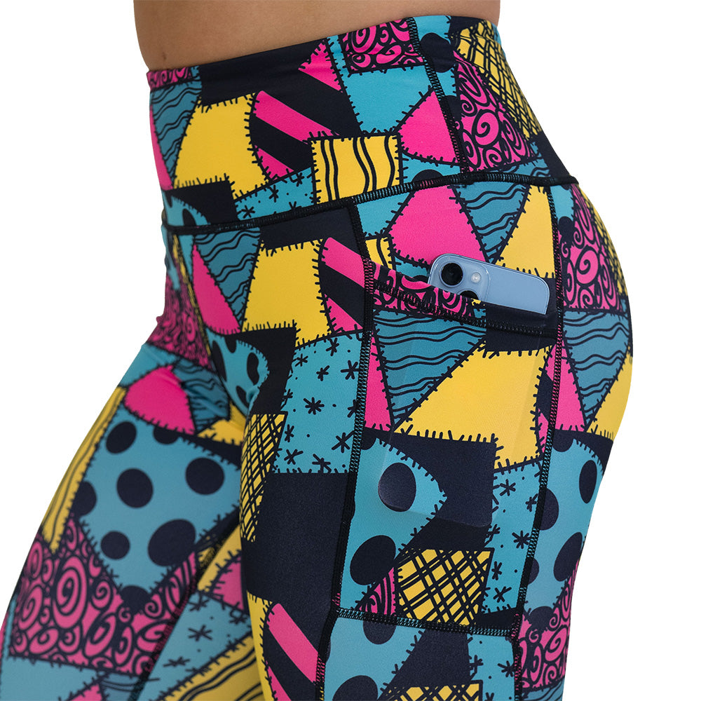 patch print leggings