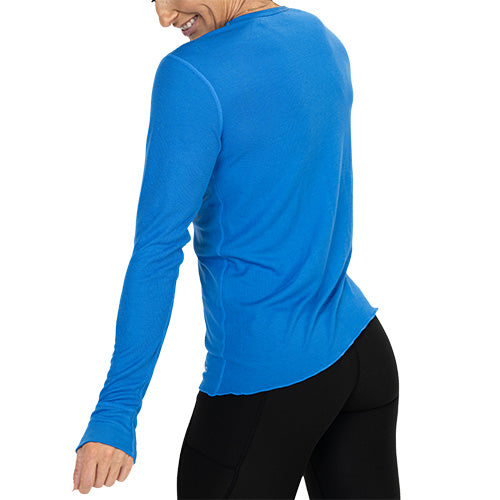 back of blue thermal
