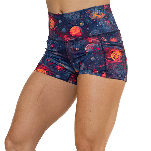 2.5 inch planet themed shorts