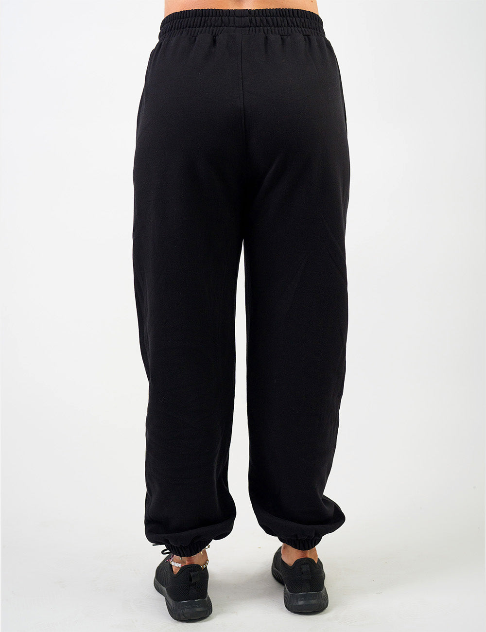 back of the black sweat pants
