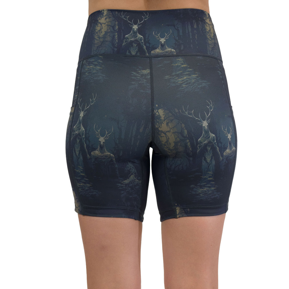 back of the wendigo print shorts