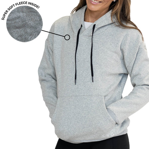 Grey Fleece Lined Sweatshirt  CVG Fleece Lined Sweatshirt – Constantly  Varied Gear
