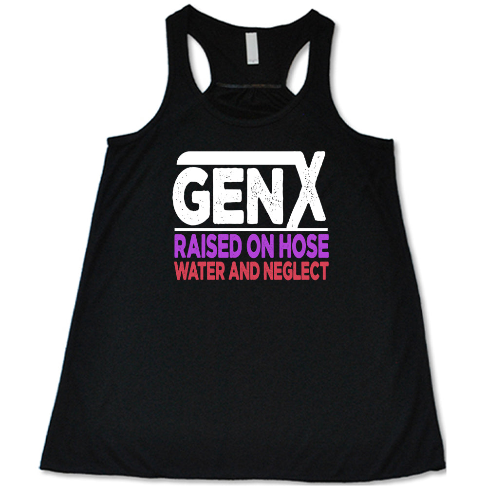 black Raised On Hose Water And Neglect Shirt