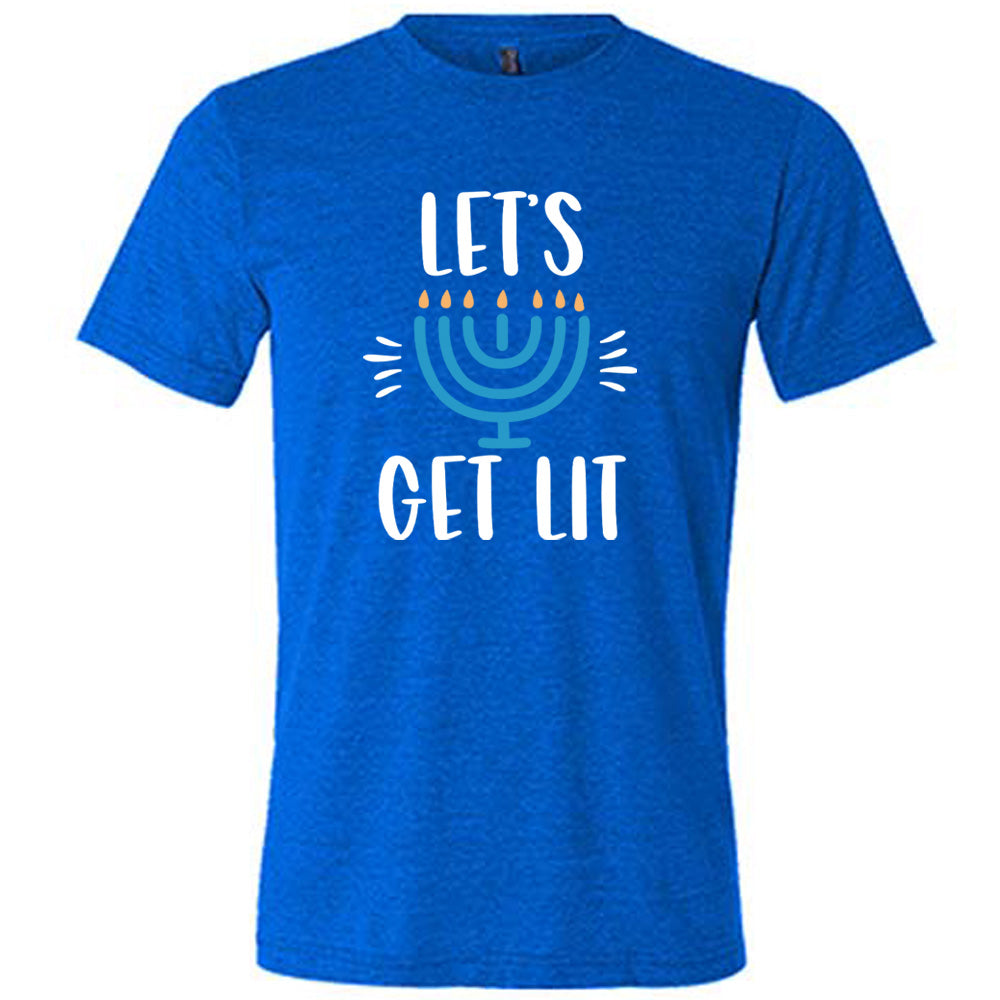 Let's Get Lit Menorah Shirt Unisex