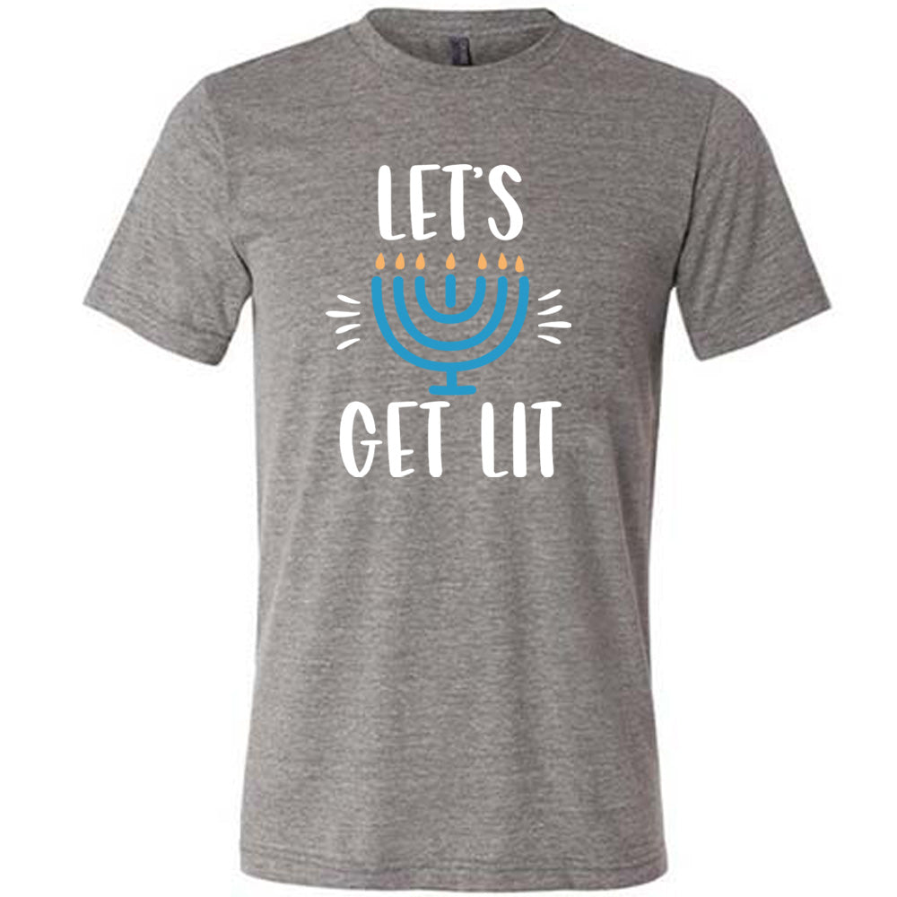 Let's Get Lit Menorah Shirt Unisex