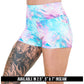 iridescent triangle patterned short's available inseams