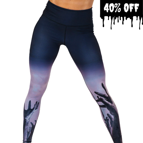40% off of zombie inspired leggings