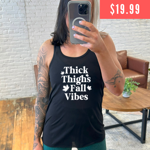 Thick Thighs Fall Vibes Shirt