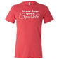 red unisex shirt with the saying "Never Lose Your Sparkle" on it