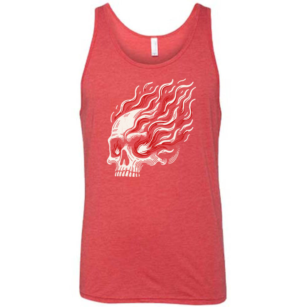 Skull With Burning Eyes Shirt Unisex