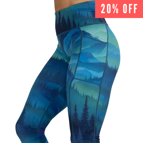 20% off aurora borealis leggings