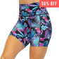 50% off bird and palm tree design shorts