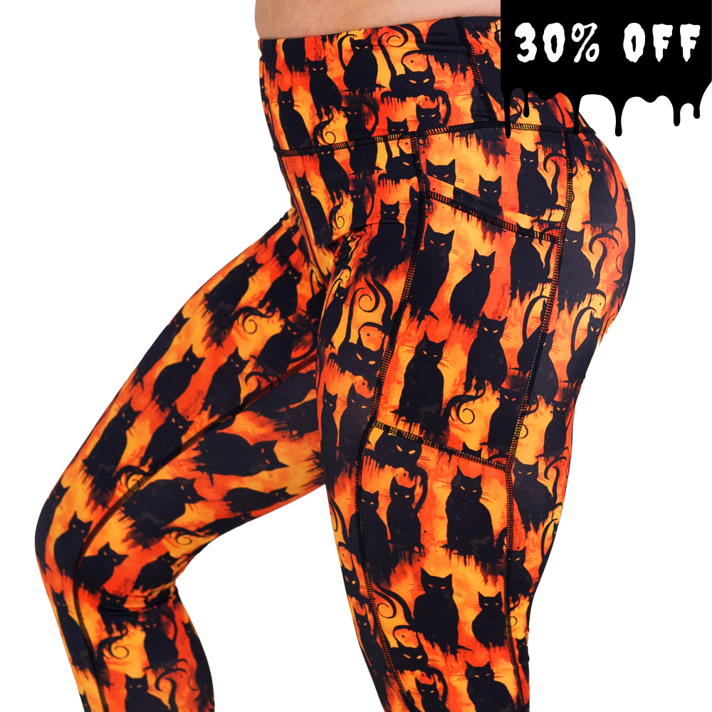 30% off of the black cat leggings