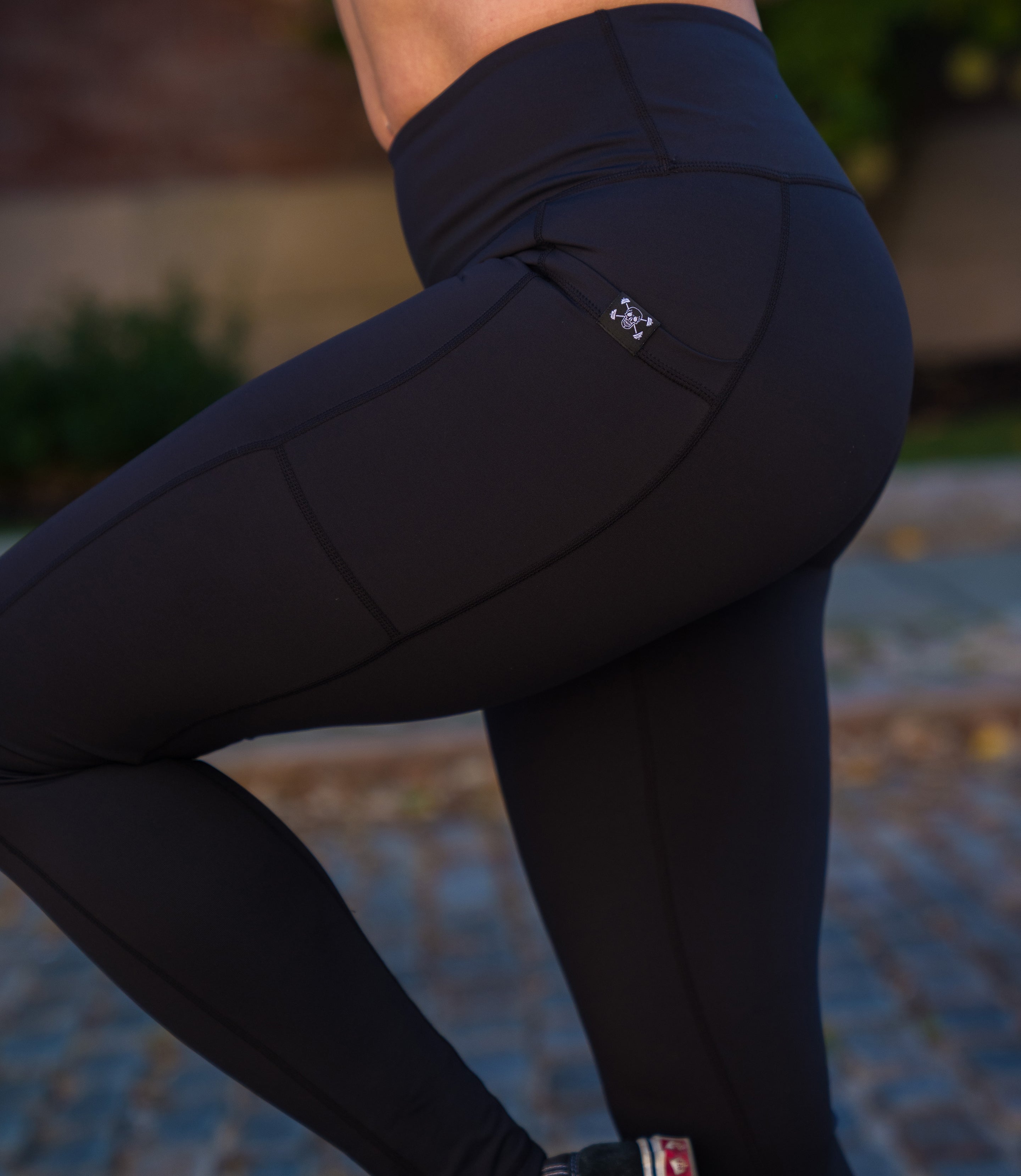 black leggings