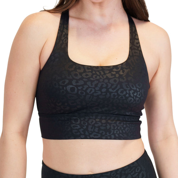 Longline Bra | Black Leopard – Constantly Varied Gear