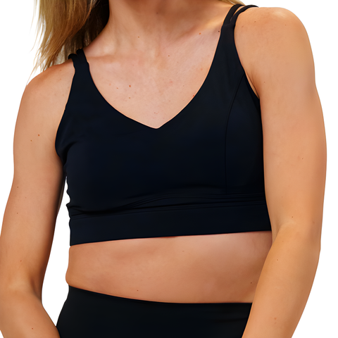 Black Vitality Bra | Women's Activewear – Constantly Varied Gear