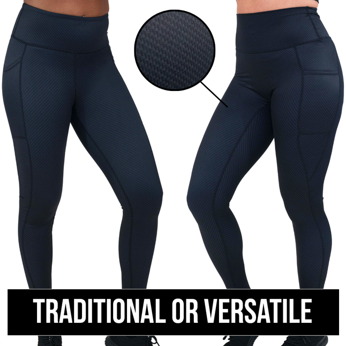 Solid color pleated leggings