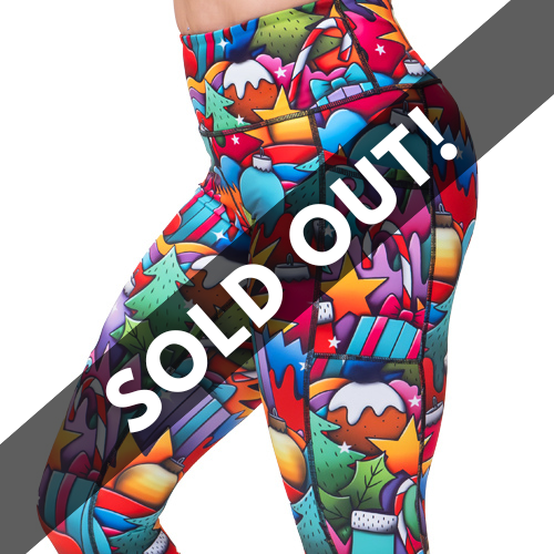  holiday ornament pattern leggings sold out