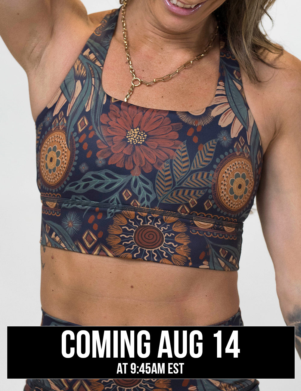front of the paisley flowers bra coming august 14th