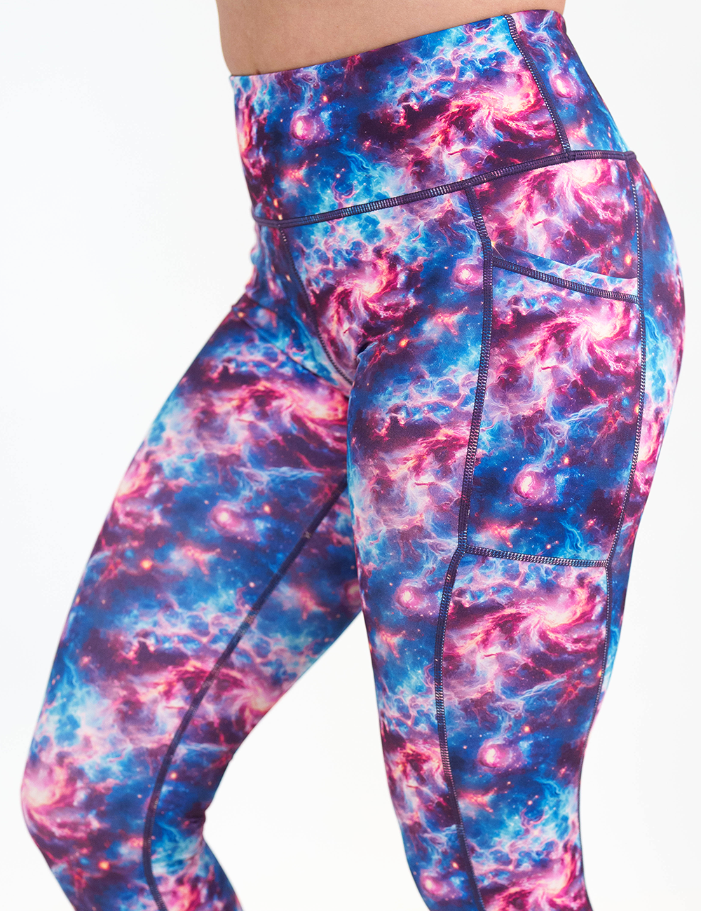 galaxy patterned leggings