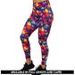 colorful heart pattern leggings available lengths